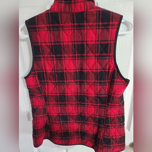 Northern Reflections Quilted Plaid Vest Size small - Picture 2 of 4